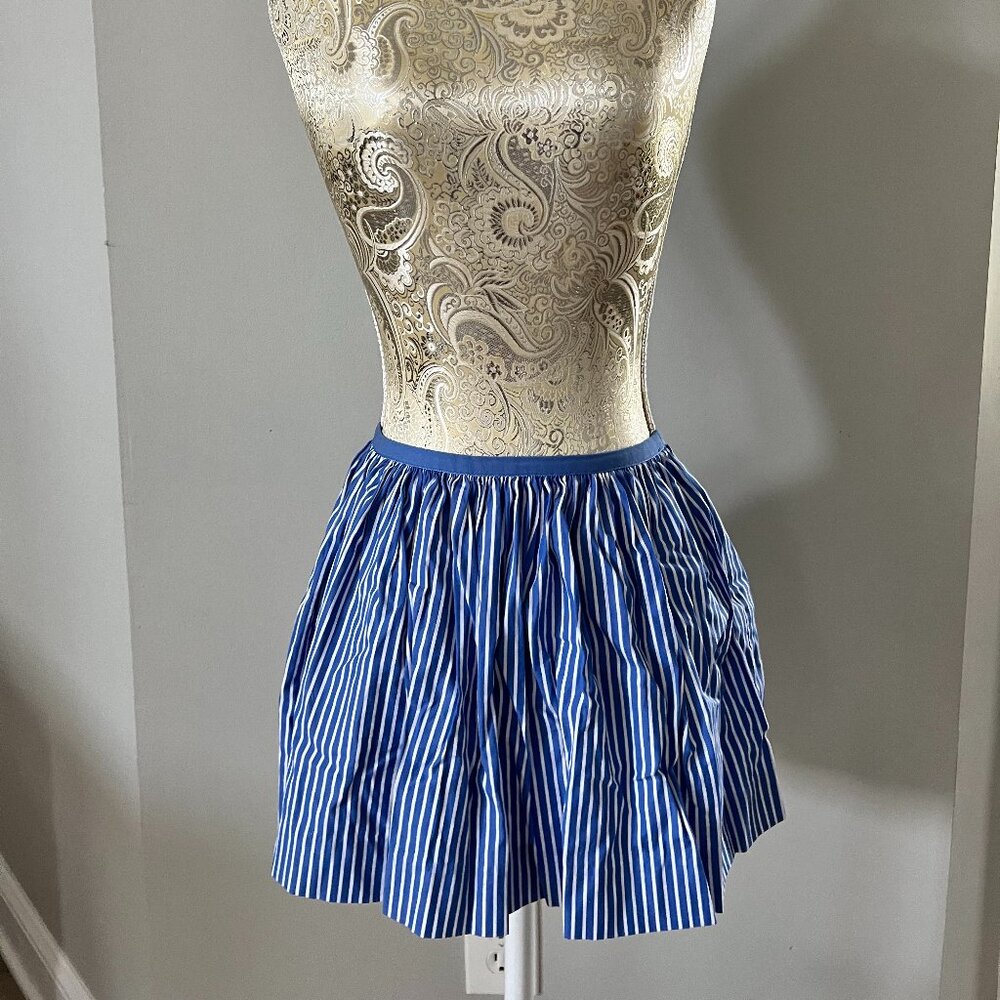 POLO Ralph Lauren Girls Blue Striped Cotton Skirt S size 7